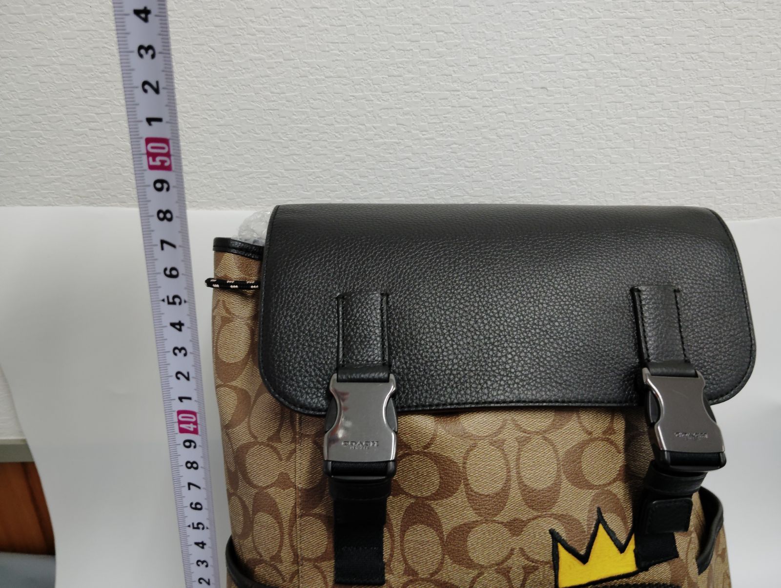 2624N59】 COACH コーチ リュック バスキア コラボ シグネチャー 中古 