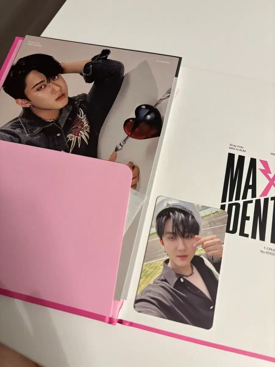 Stray Kids MAXIDENT サイン入りアルバム (トレカ チャンビン