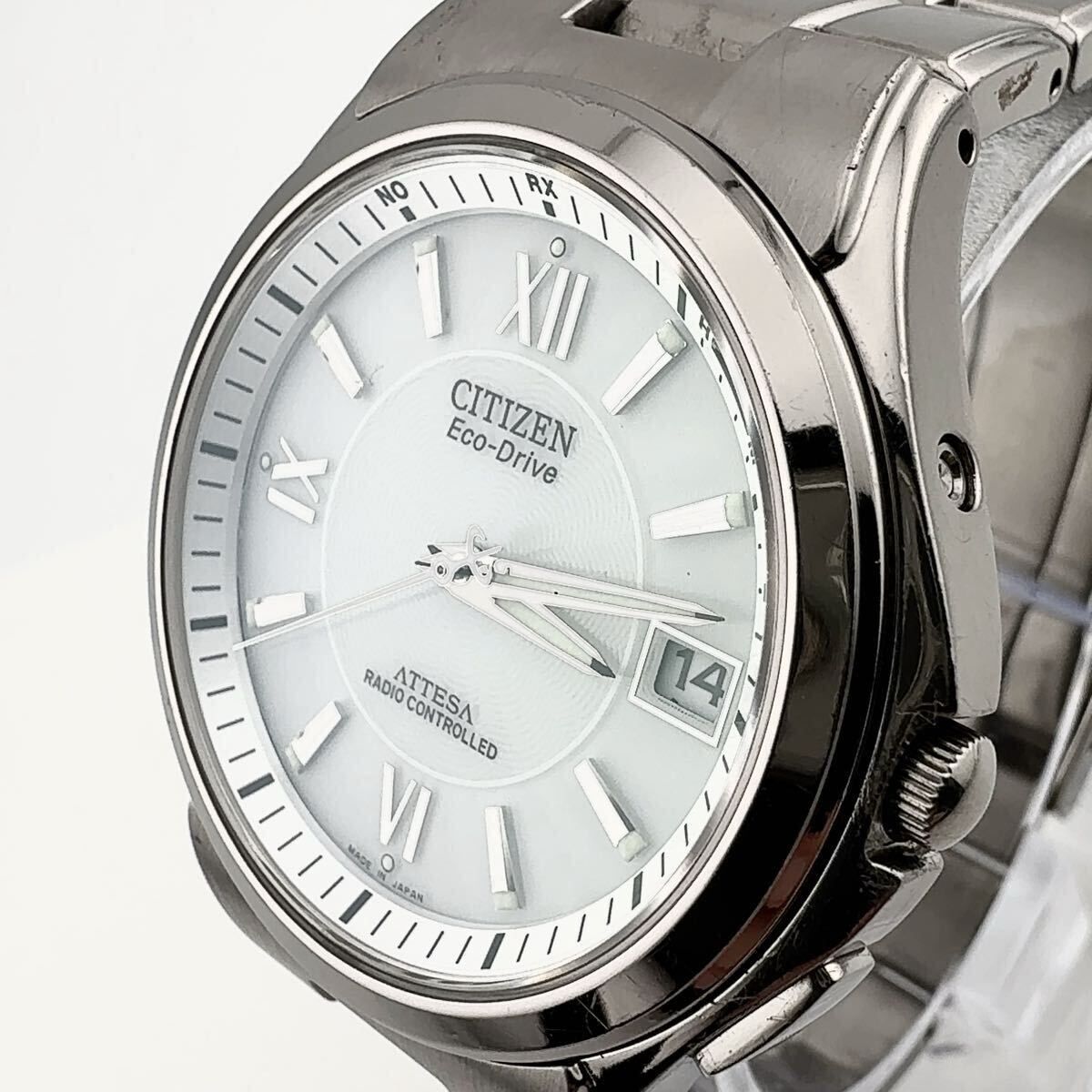 訳ありジャンク】CITIZEN シチズン ATTESA アテッサ H110-T011331 電波 