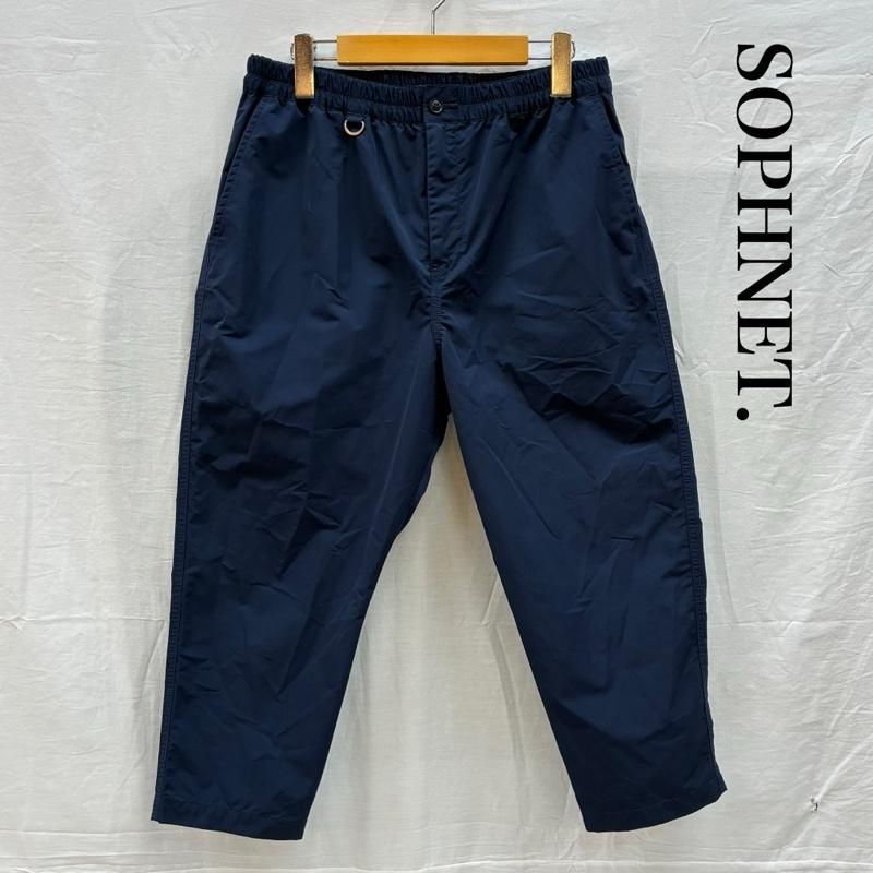 ソフネット 18ss CROPPED WIDE TAPERD EASY PANT クロップド ワイド