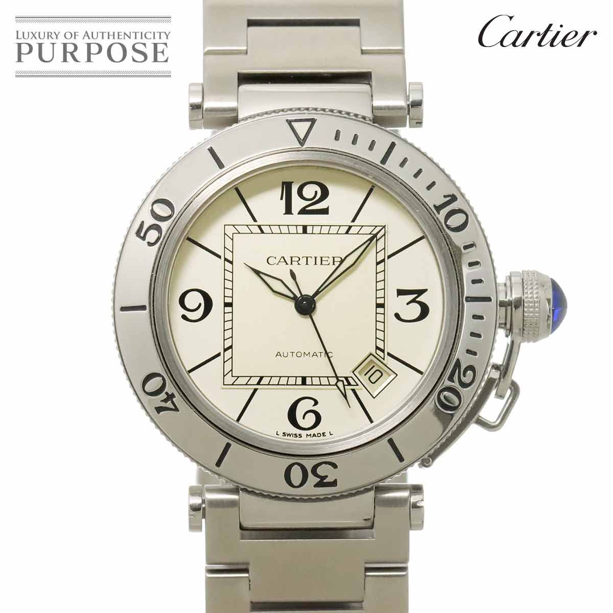 カルティエ Cartier パシャ シータイマー W31080M7 メンズ 腕時計 