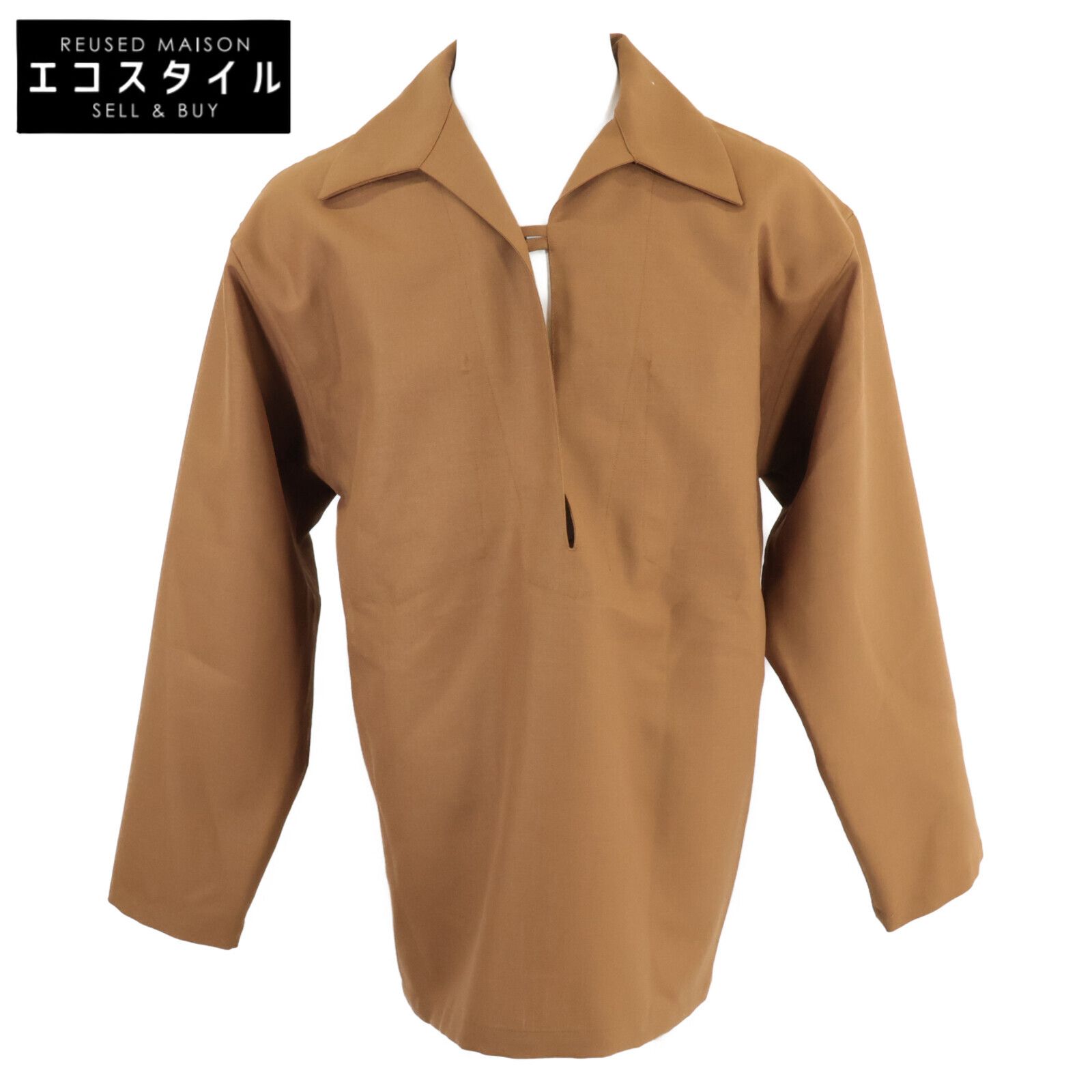 ジョセフアブード》新品 春夏 洗濯可 麻のようなシャリ感 ニット