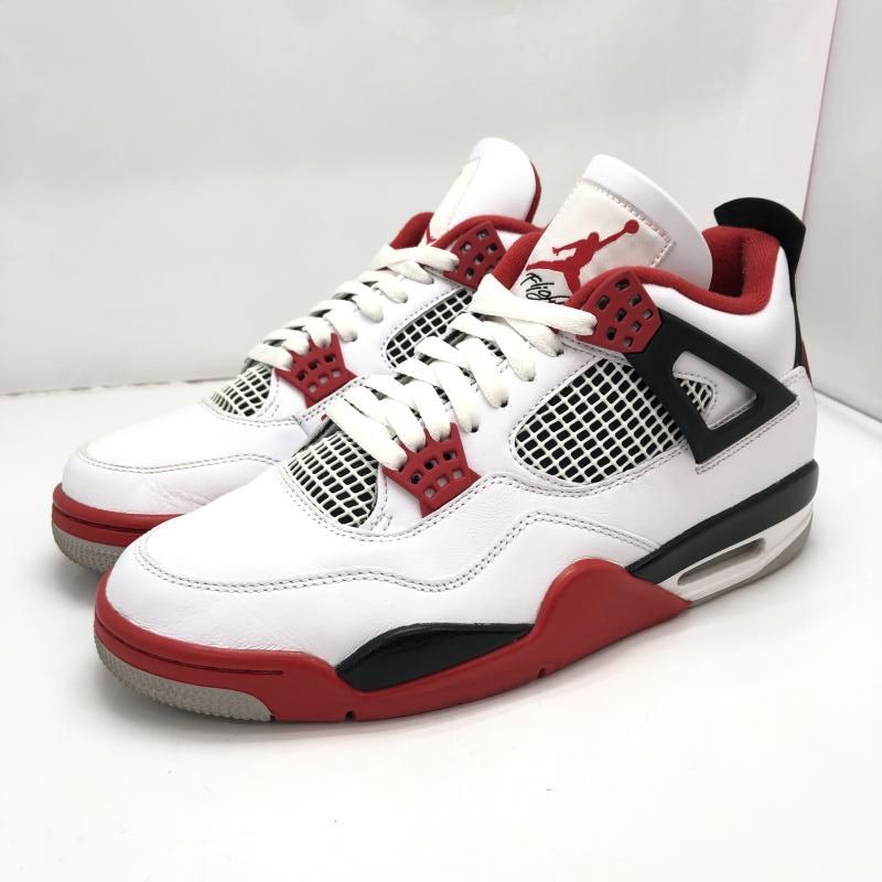 中古】NIKE AIR JORDAN 4 RETRO OG FIRE RED 27.0cm DC7770-160[91 