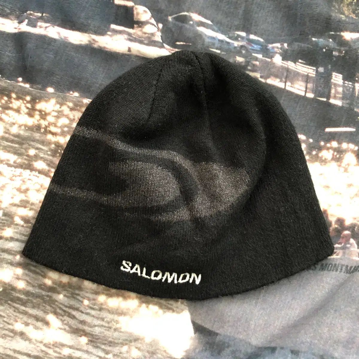 【レア】旧ロゴ　サロモン　ビーニー SALOMON サロモン ゴビロゴビーニー BEANIE ニット帽 – ロゴ