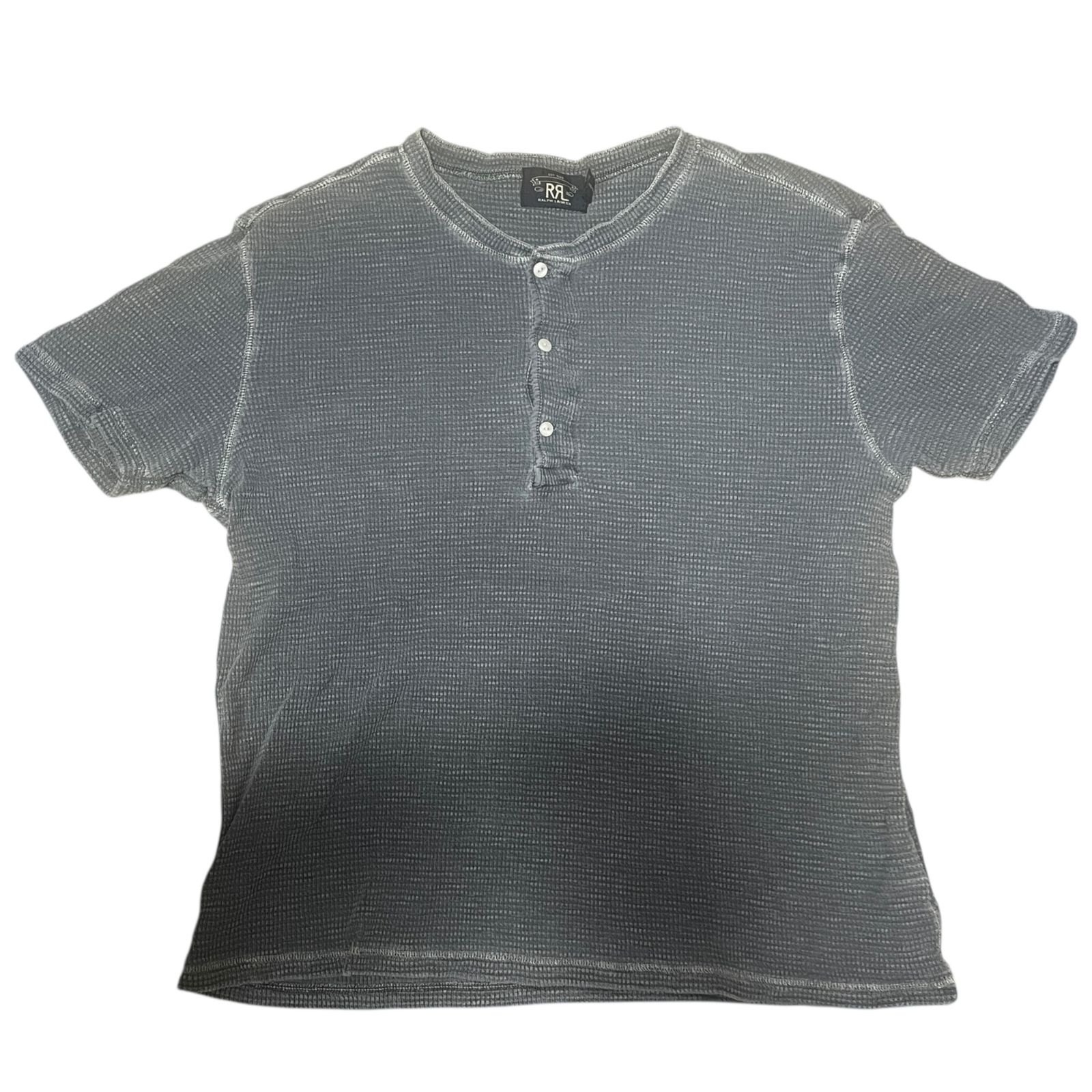 ◇ダブルアールエル DOUBLE RL RRL ワッフルニット コットン ヘンリー 