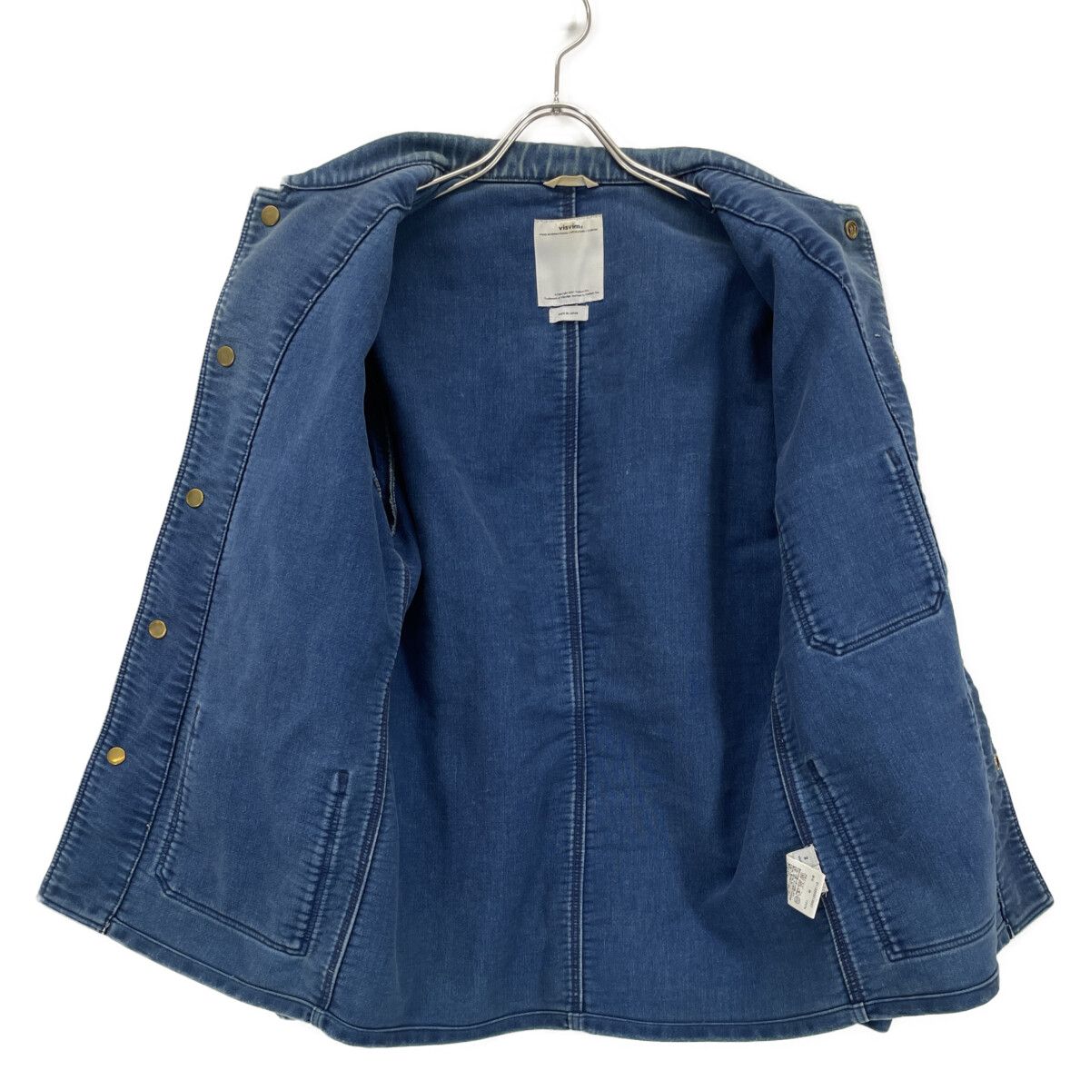 VISVIM ビズビム ﾌﾞﾙｰ系 CUNNINGHAM SMOCK DAMAGED MOLESKIN 2 【公式