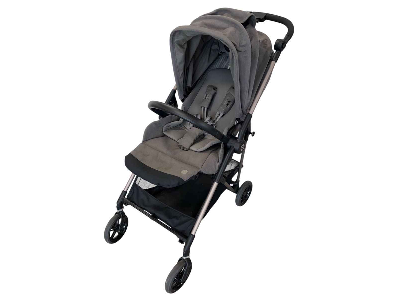 動作 済 サイベックス cybex メリオ MELIO ベビーカー グレー 両対面式 品 ▽管理2M294