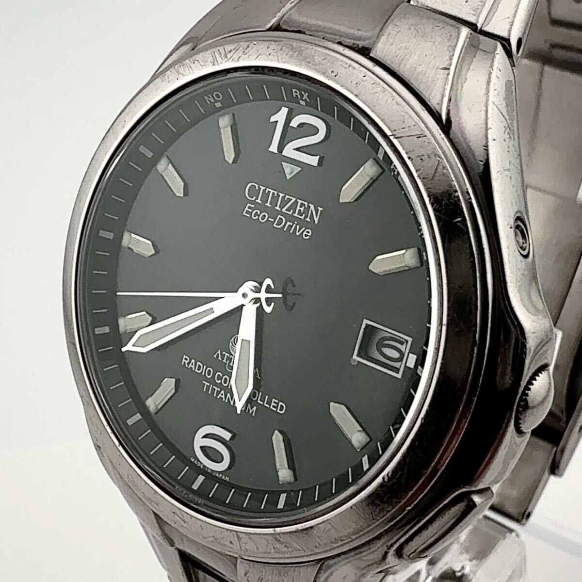 ジャンク CITIZEN シチズン ATTESA アテッサ H804-T018696 AT8040-57L 