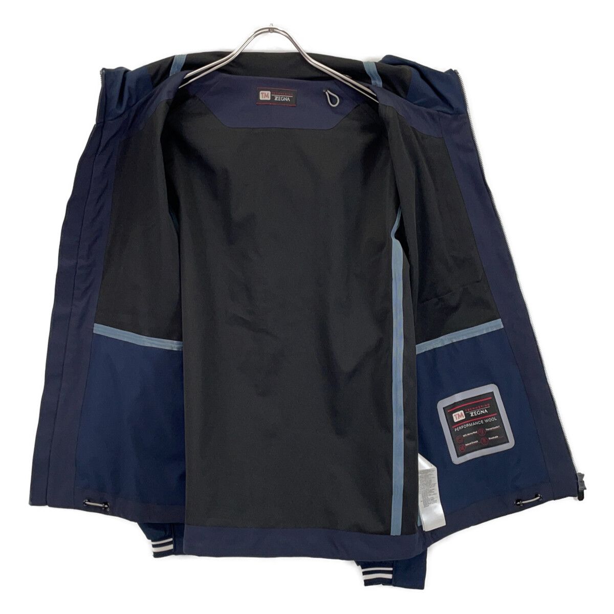 Z Zegna ジーゼニア ﾈｲﾋﾞｰ VW407 TECHMERINO ﾅｲﾛﾝﾊﾟｰｶｰ Zegna Z Navy