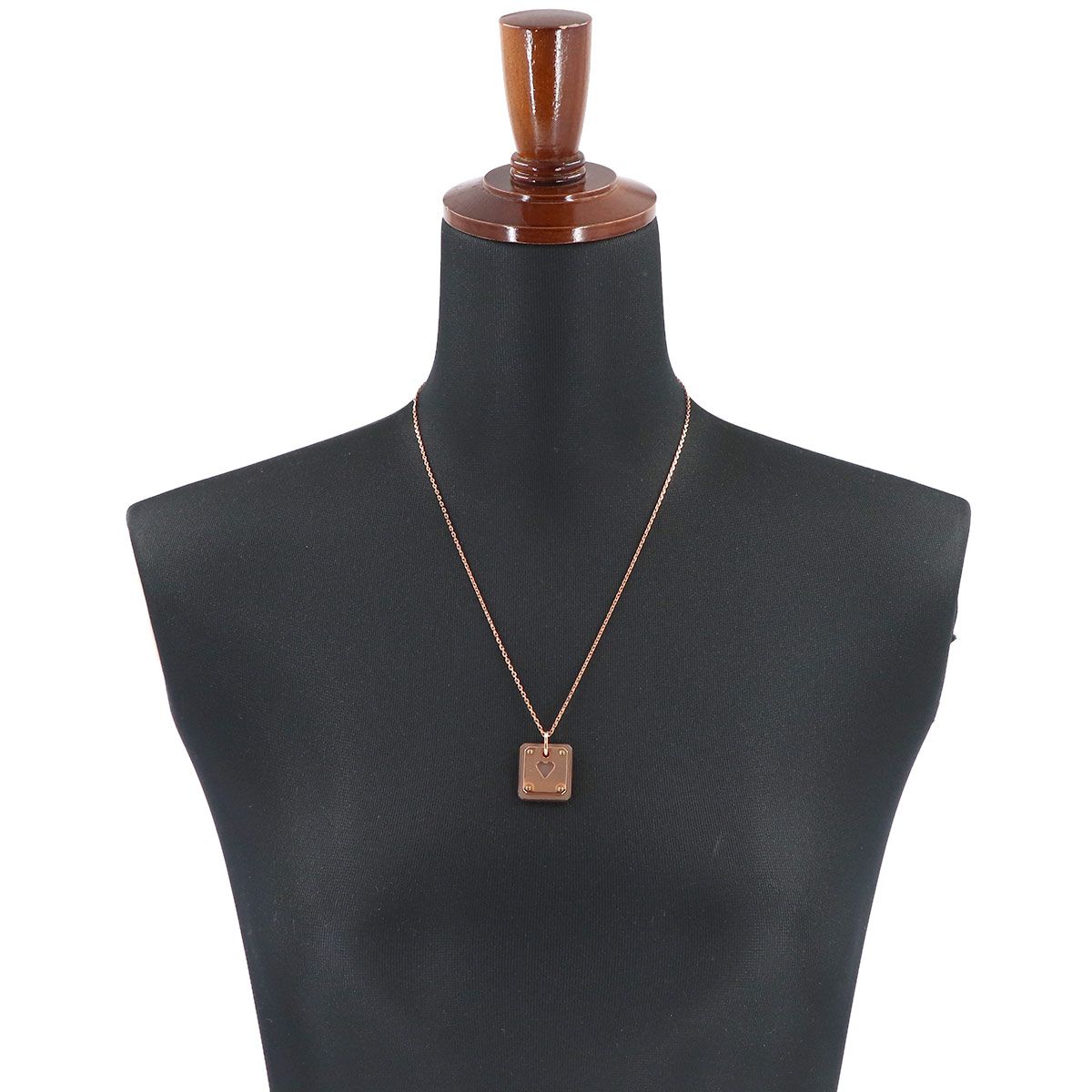 未使用 展示品 エルメス HERMES アスドゥクール PM ネックレス 