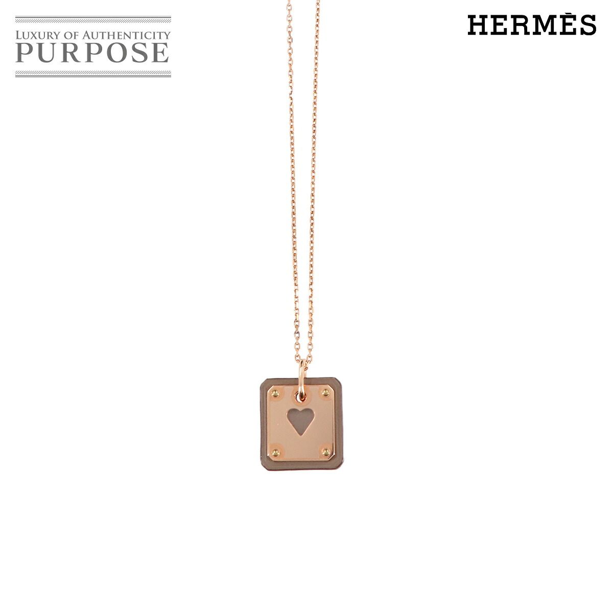 未使用 展示品 エルメス HERMES アスドゥクール PM ネックレス 