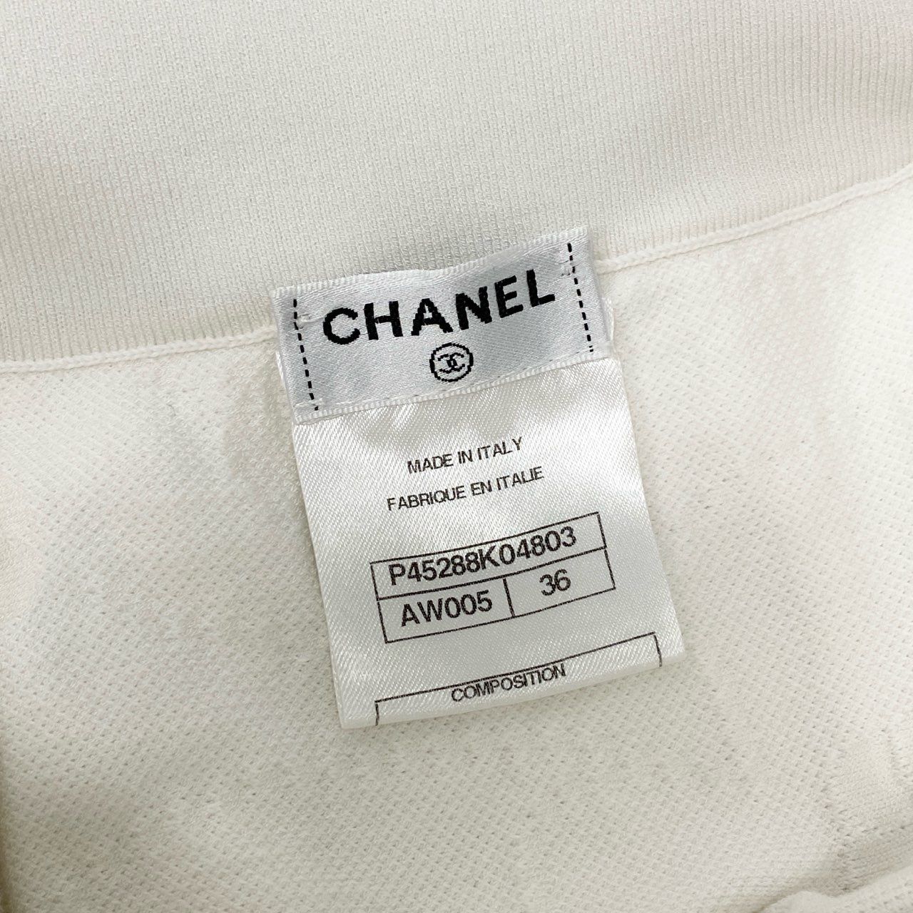 42b27 CHANEL シャネル P45288 ココマーク付き ジャガード カメリア