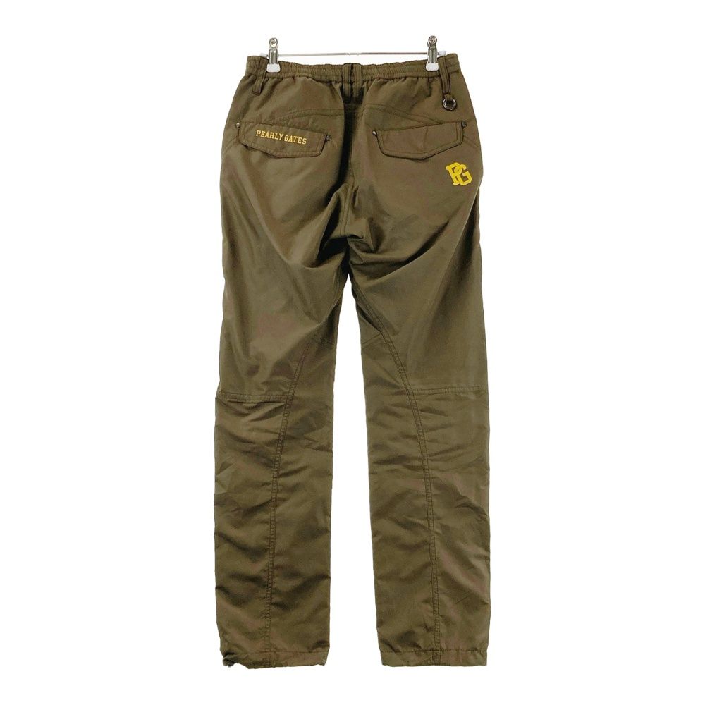 サイズ：0 PEARLY GATES パーリーゲイツ 蓄熱 ナイロンパンツ カーキ系