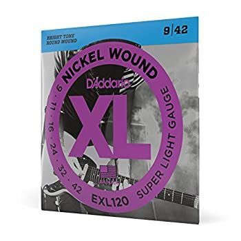 【中古】「未使用品」D'Addario ダダリオ エレキギター弦 ニッケル SuperLight .009-.042 EXL120 (国内正規品)