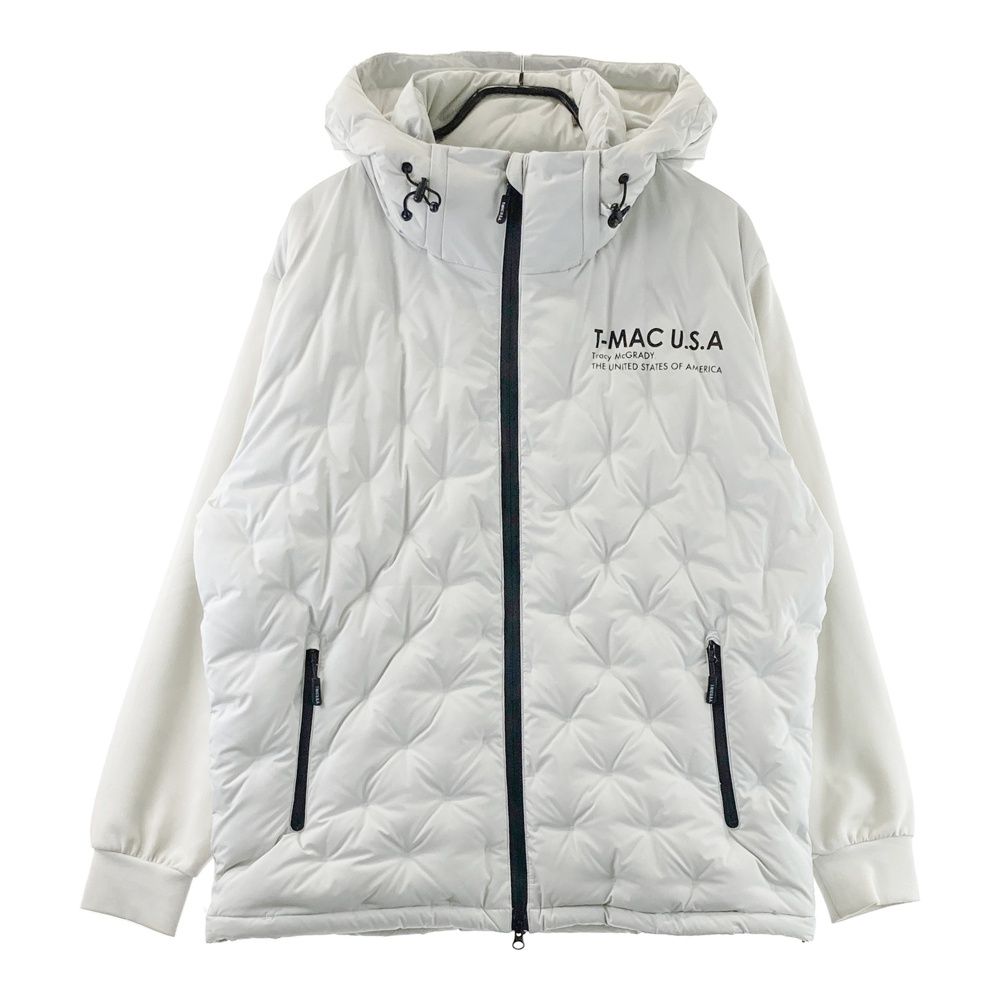 サイズ：LL T-MAC ティーマック 2024年モデル 2way ダウン切替 ジップジャケット  グレー系 [240101638639] ゴルフウェア メンズ ストスト サイズ：LL T-MAC ティーマック 2024年モデル 2way ダウン切替 ジップ