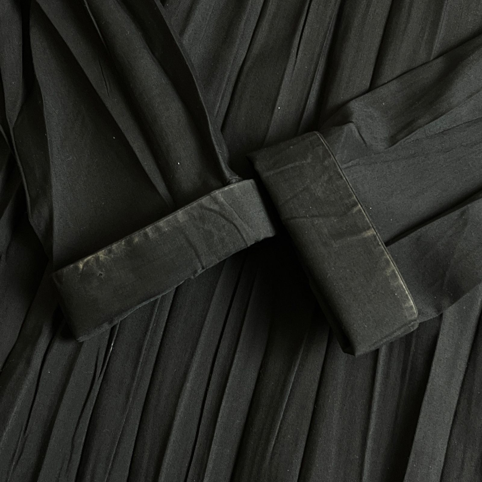 2000SS】ISSEY MIYAKE MEN プリーツシャツ S ブラック イッセイミヤケ