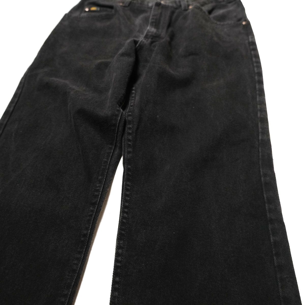 90's 00's リー Lee 200 ブラック デニムパンツ (34x32) 黒 ストレート