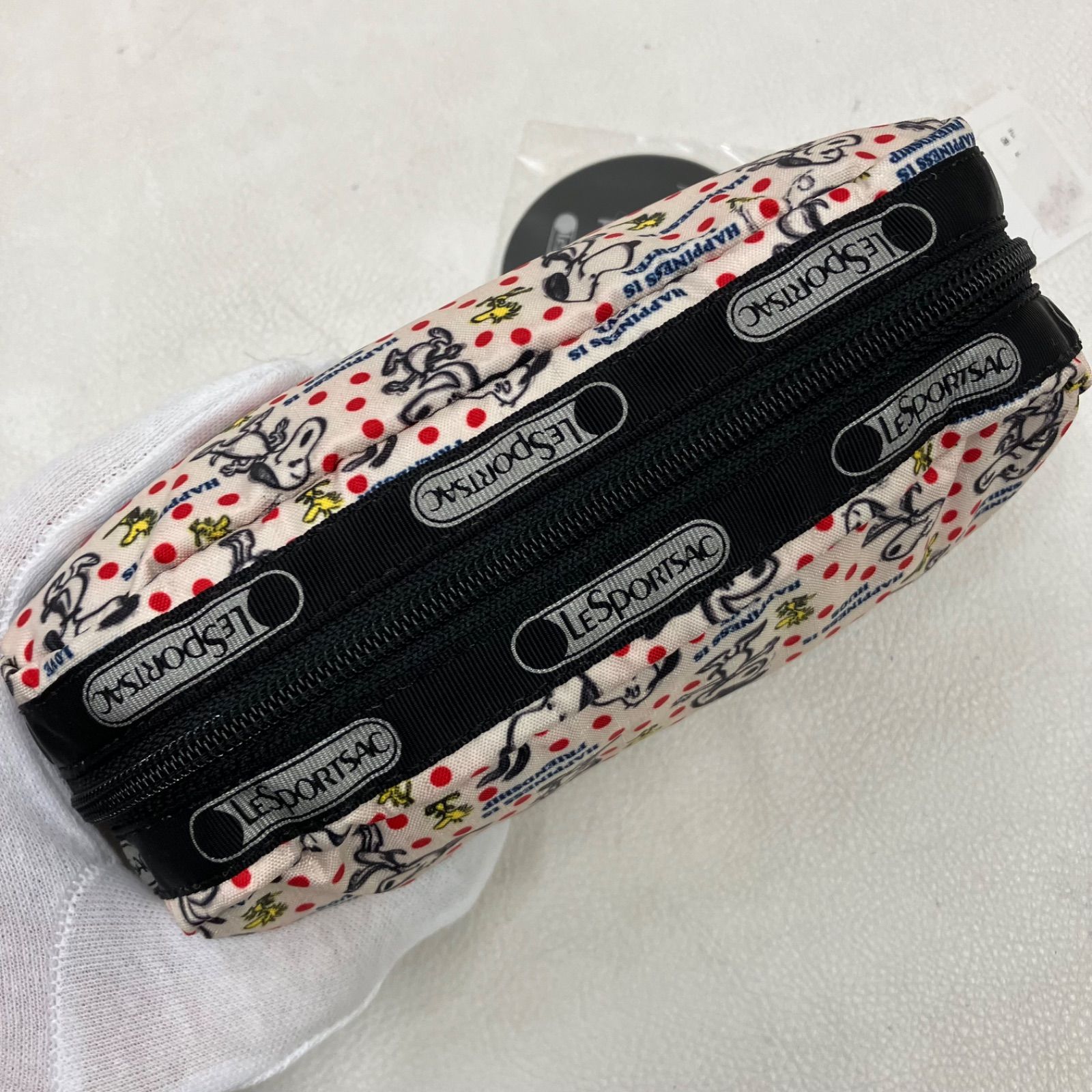9744 LeSportsac レスポートサック タグ付き ポーチ スヌーピー SNOOPY 