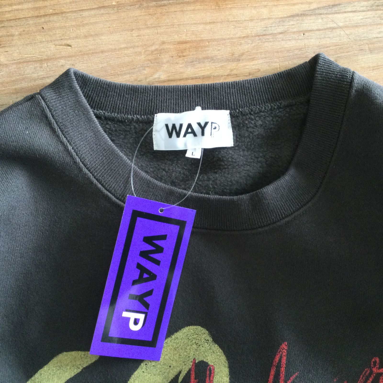WAYP MUSIC アントニオ猪木 60周年 ヴィンテージ加工スウェット XL 