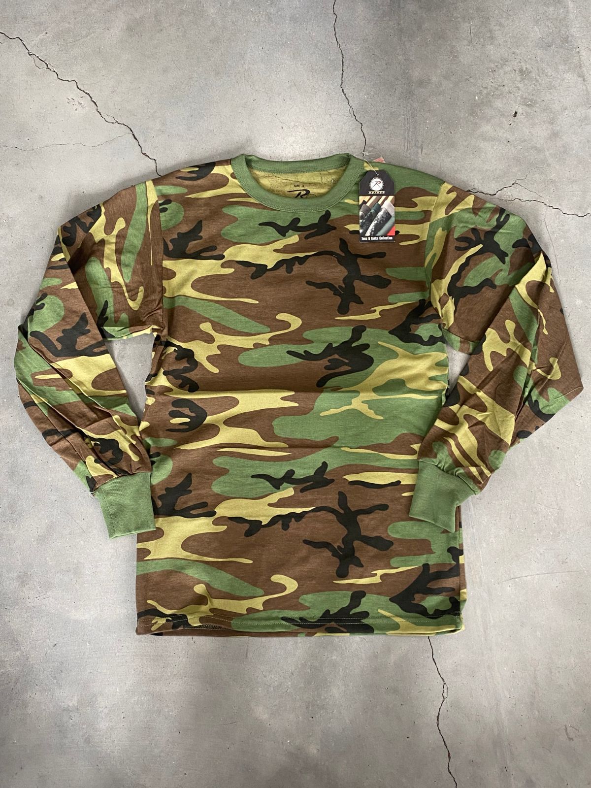 新品] ROTHCO / ロスコ 迷彩 ロンT LONG SLEEVE COLOR CAMO T-SHIRT 