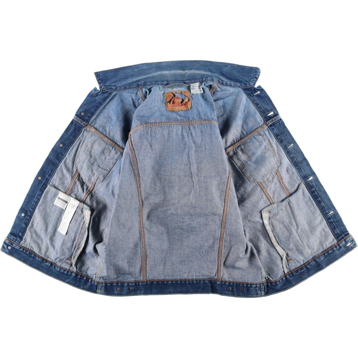 古着 リーバイス Levi's デニムジャケット Gジャン メンズXL相当