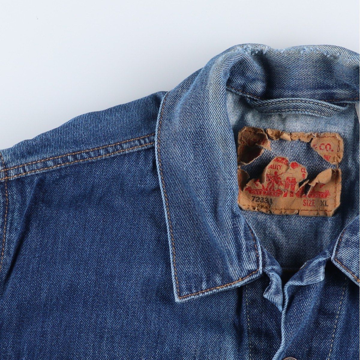 古着 リーバイス Levi's デニムジャケット Gジャン メンズL相当 /eaa571768 古着 リーバイス Levi's デニムジャケット Gジャン メンズXL相当