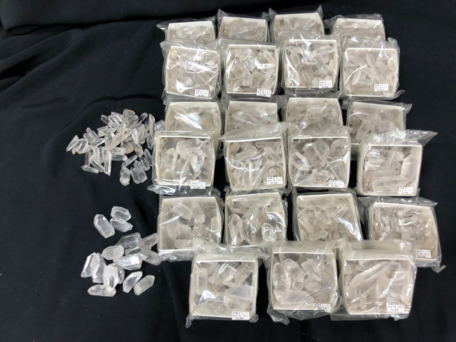 天然水晶ポイントBOX|コリント産