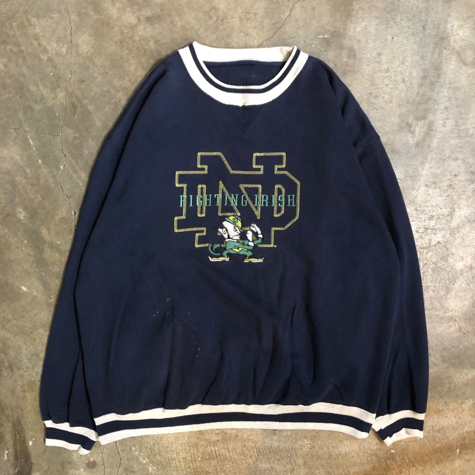 Notre 7T7671 NFL FIGHTING IRISH スウェット アメカジ Dame Hot New 