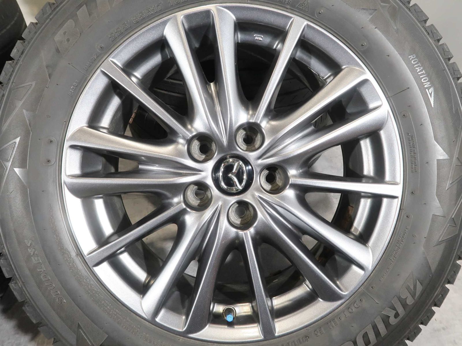 4本 マツダ CX-5 KF系 純正 17インチ 7J +45 5H 114.3 スタッドレス 