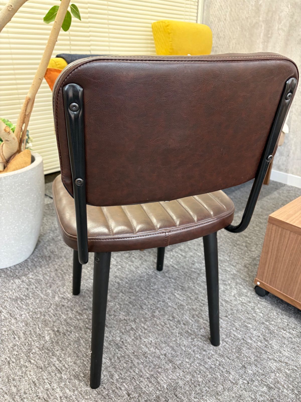 ニトリ チェア Nシールド ゲーリッグ3 ダークブラウン - メルカリ