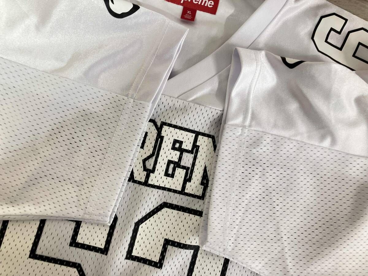 Supreme シュプリーム 半袖Tシャツ Bones Football Jersey White XLサイズ以上 ホワイト Supreme - シュプリーム 25AW Bones Football Jersey ボーンズ