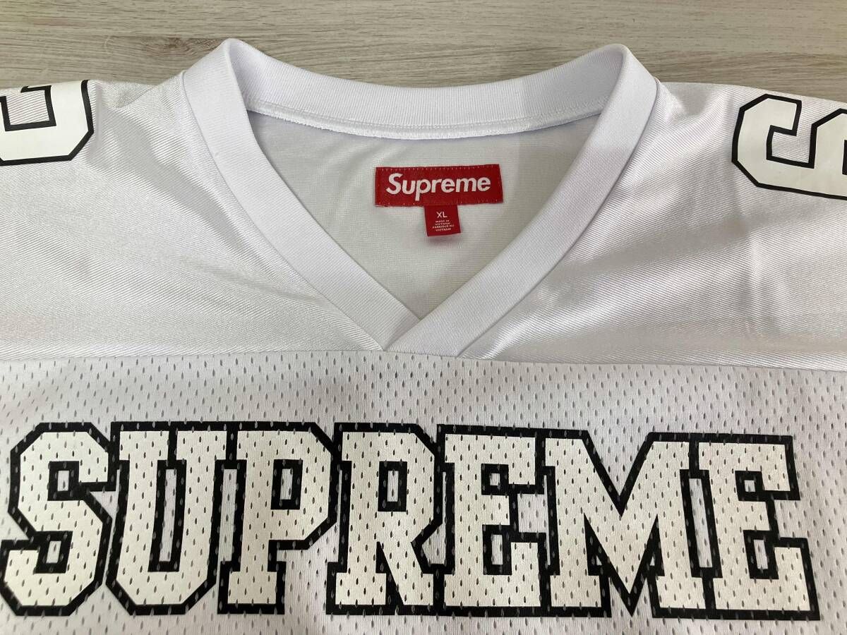 Supreme シュプリーム 半袖Tシャツ Bones Football Jersey White XLサイズ以上 ホワイト Supreme - シュプリーム 25AW Bones Football Jersey ボーンズ