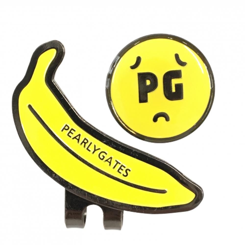 超美品】パーリーゲイツ マグネット式クリップマーカー イエロー