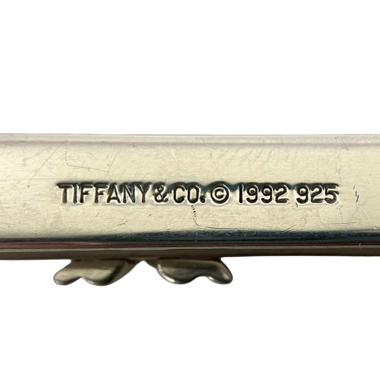 M【TIFFANY&Co.】シグネチャー クロス ネクタイピン 1992 SV925 SILVER