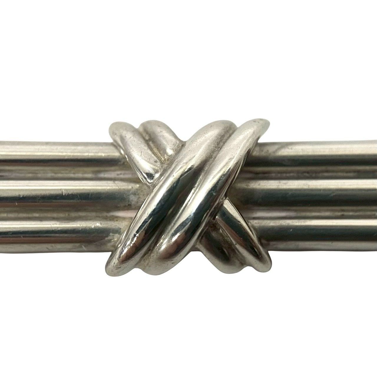 M【TIFFANY&Co.】シグネチャー クロス ネクタイピン 1992 SV925 SILVER