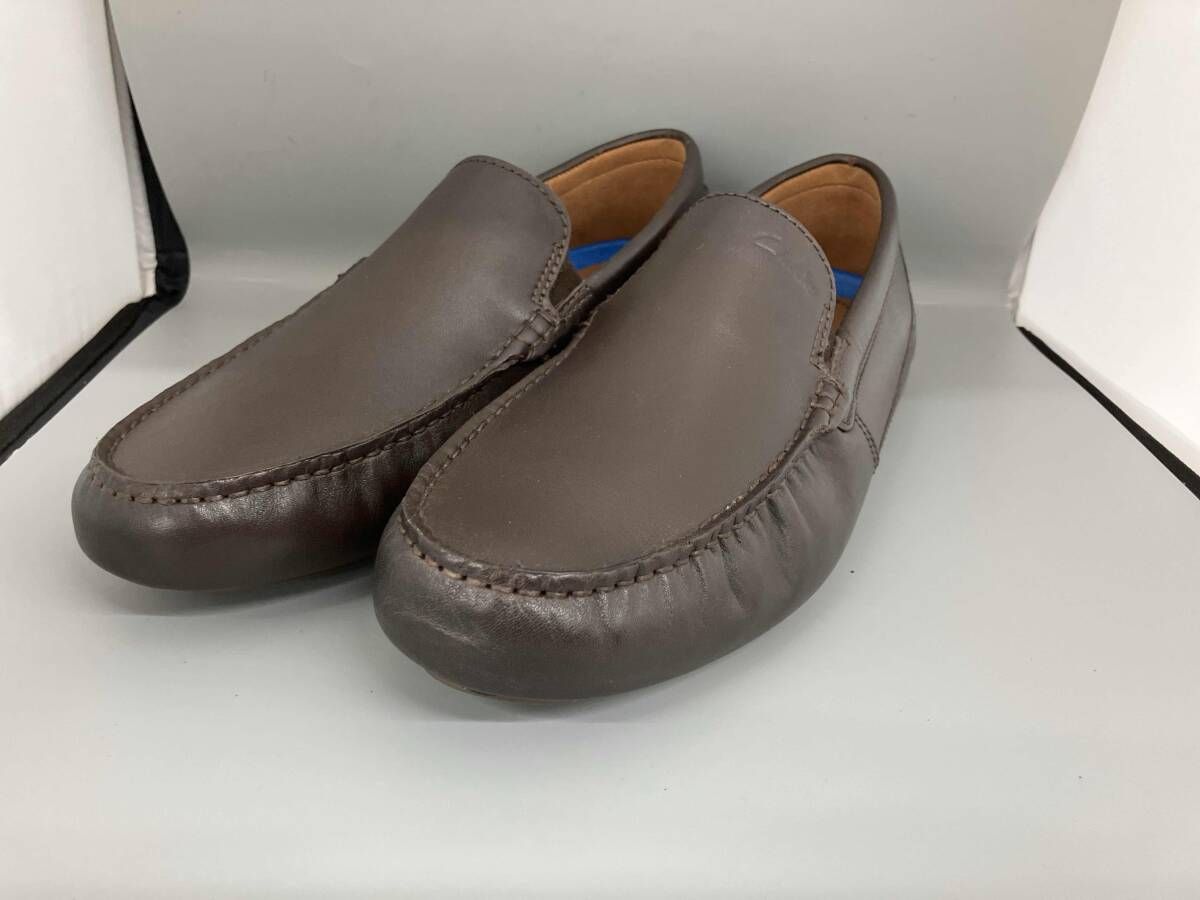 CLARKS 27.5cm ブラウン タン レザー ローファー フォーマル ビジネス 