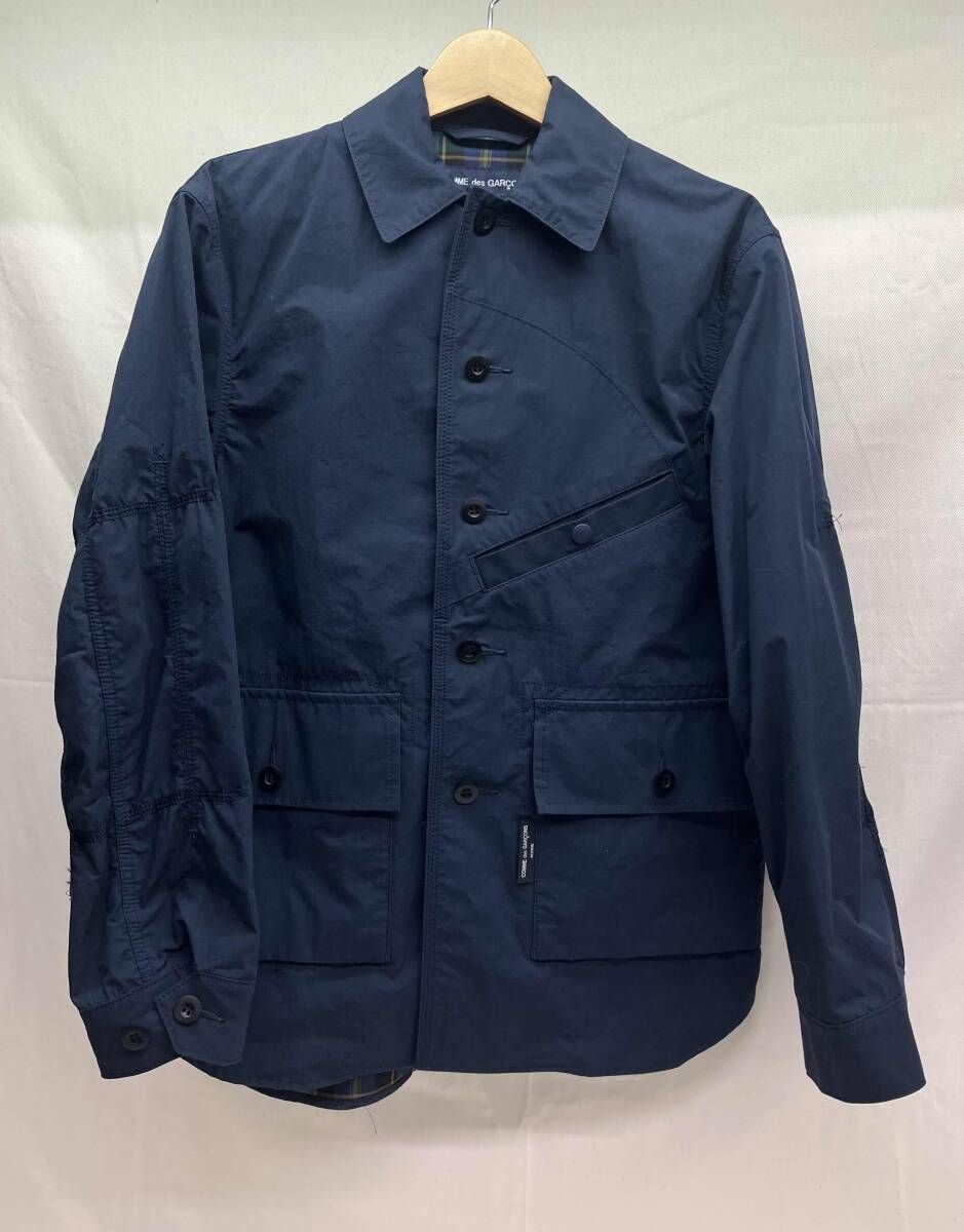 COMME des GARCONS HOMME◇コムデギャルソンオム/製品染ジャケット/XS