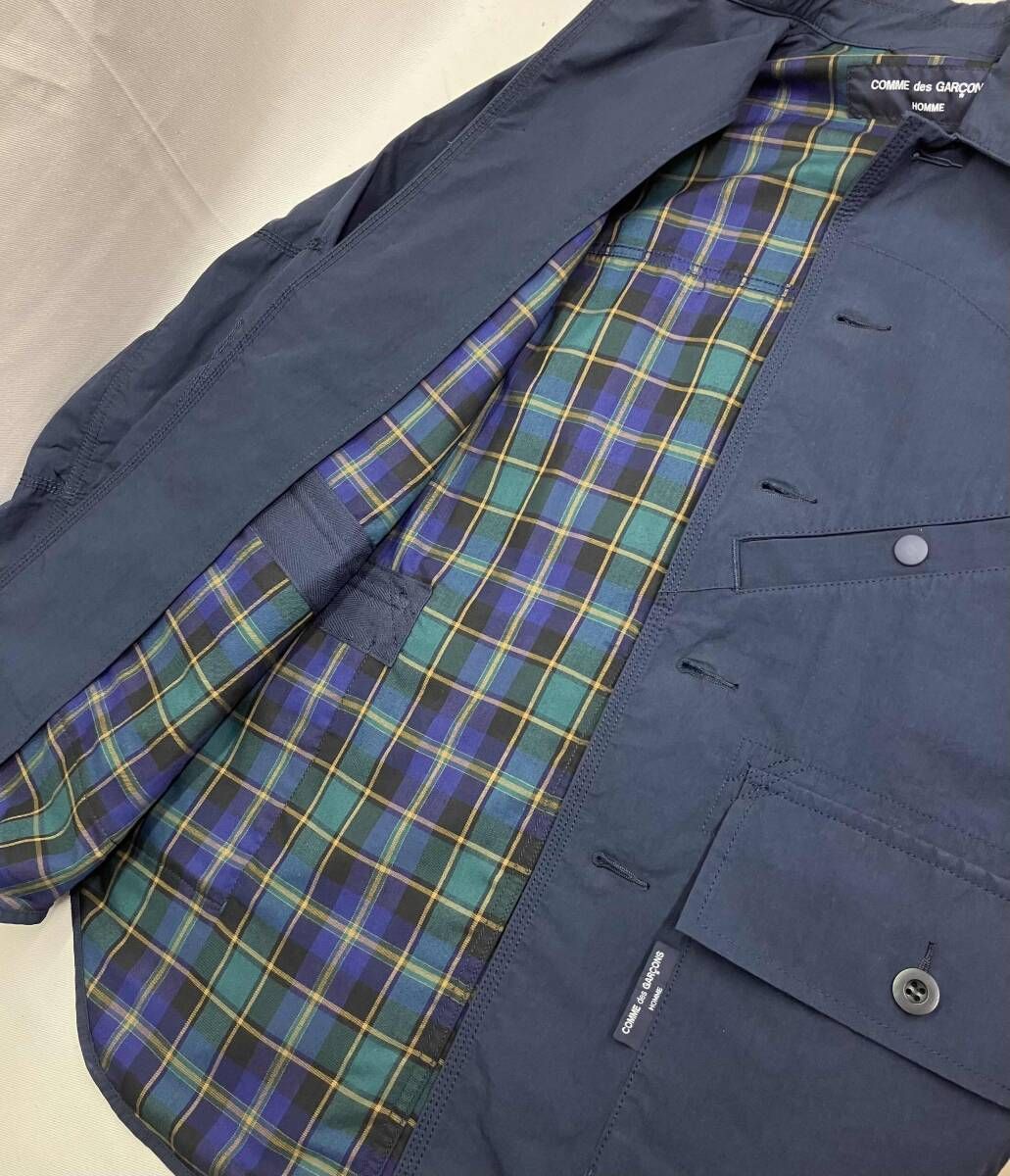 COMME des GARCONS HOMME◇コムデギャルソンオム/製品染ジャケット/XS