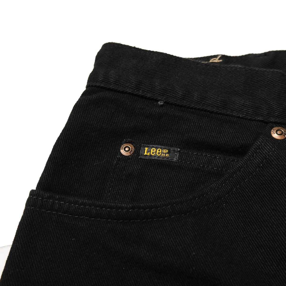 90's 00's リー Lee 200 ブラック デニムパンツ (38x30) 黒 ストレート