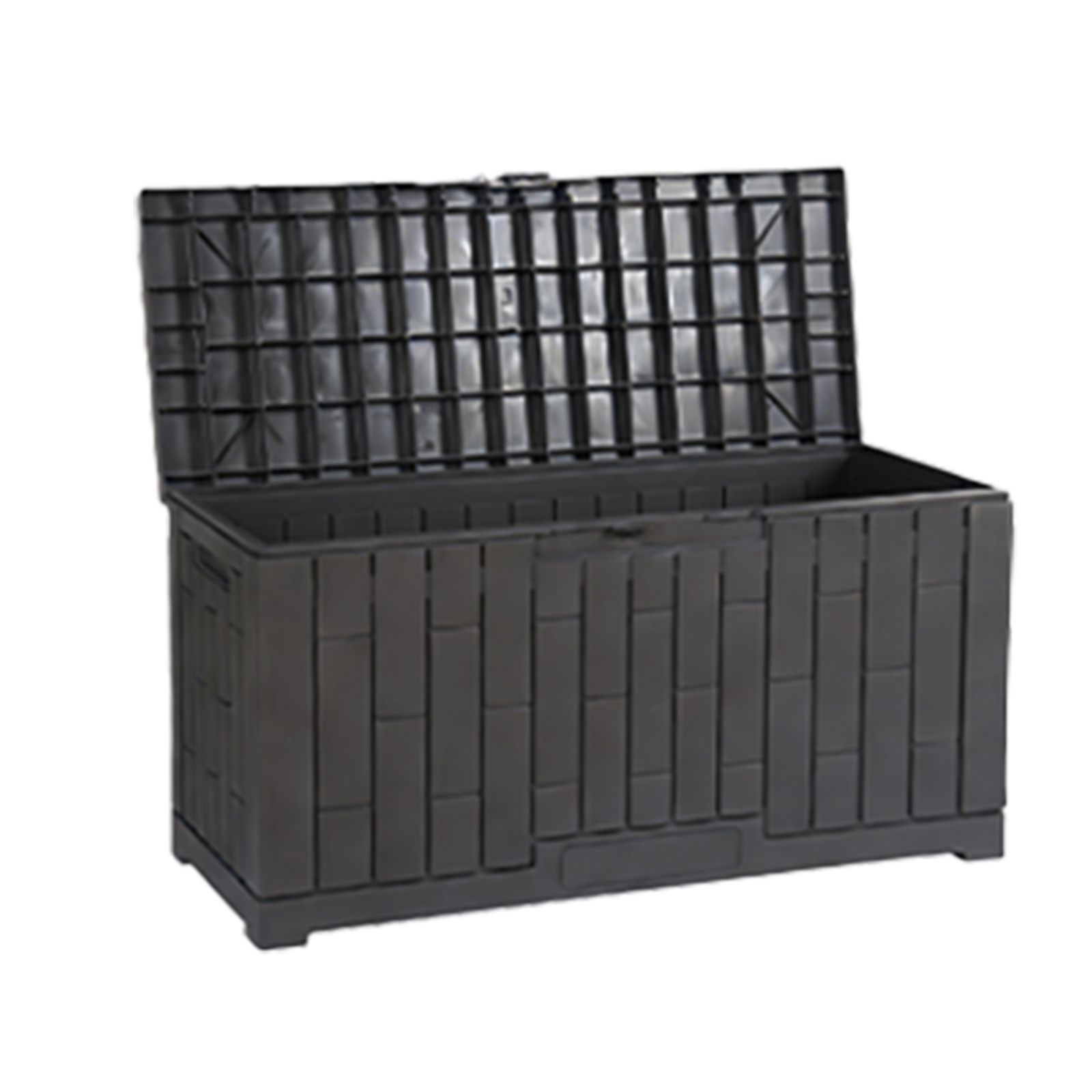 新入荷」全新品 【グレー 230L 43*55*107cm】戸外収納庫 レンガ調 収納