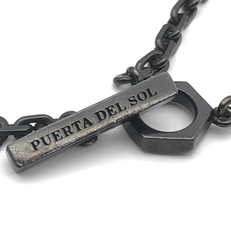 中古】PUERTA DEL SOL ネックレス ブラック プエルタデルソル SILVER