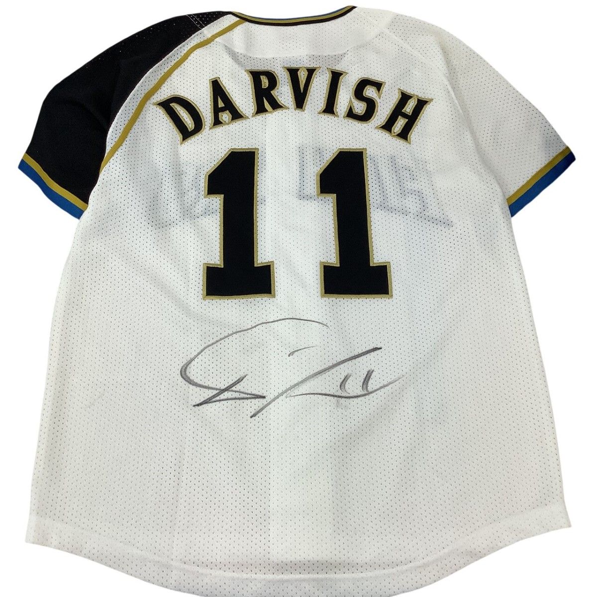 FIGHTERS 日本ハム ファイターズ プロ野球 ダルビッシュ有 サイン入り ユニフォーム SIZE S ホワイト