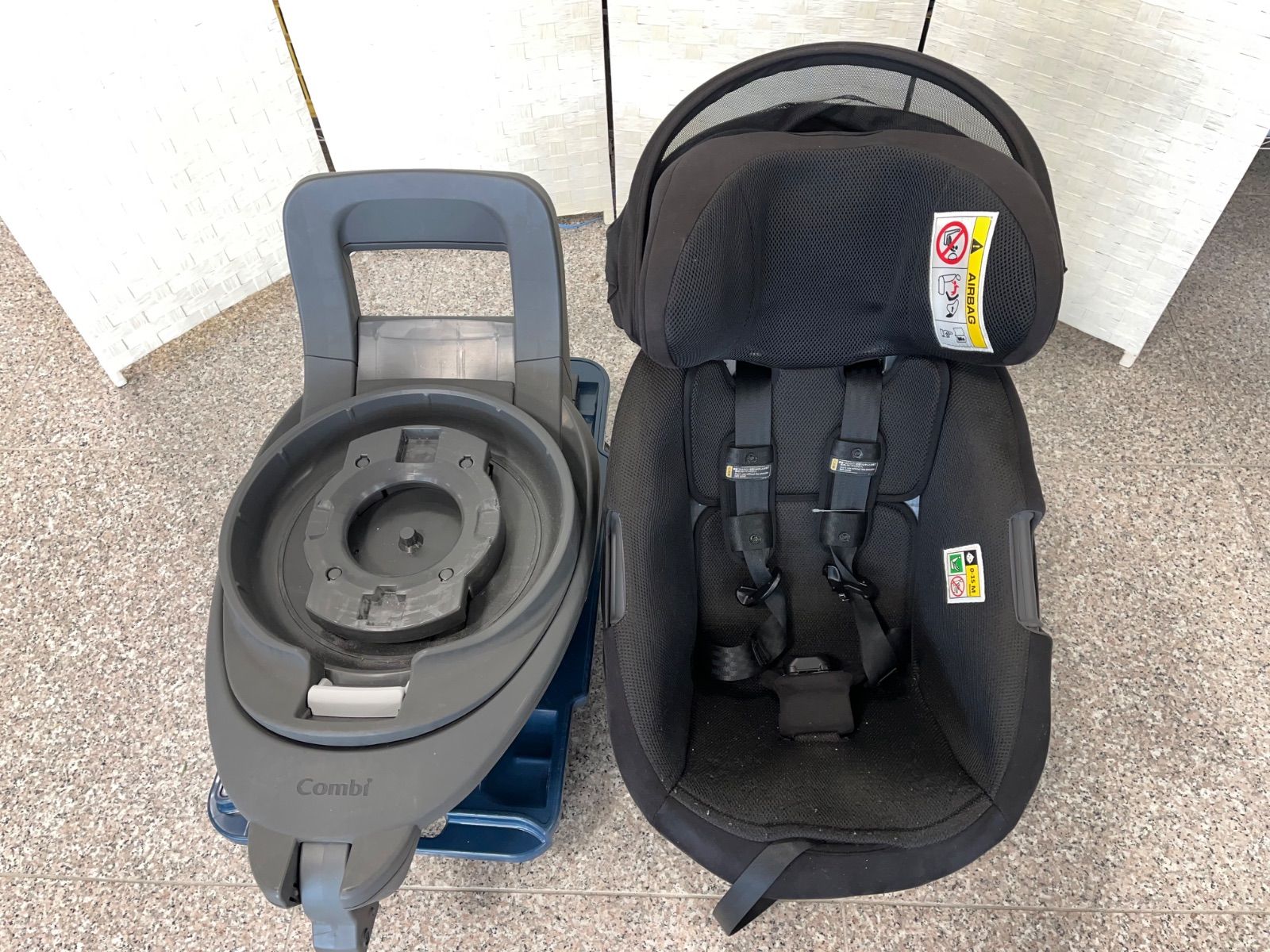 ☆動作確認済 コンビ Combi CG-TRL ISOFIX チャイルドシート ブラック