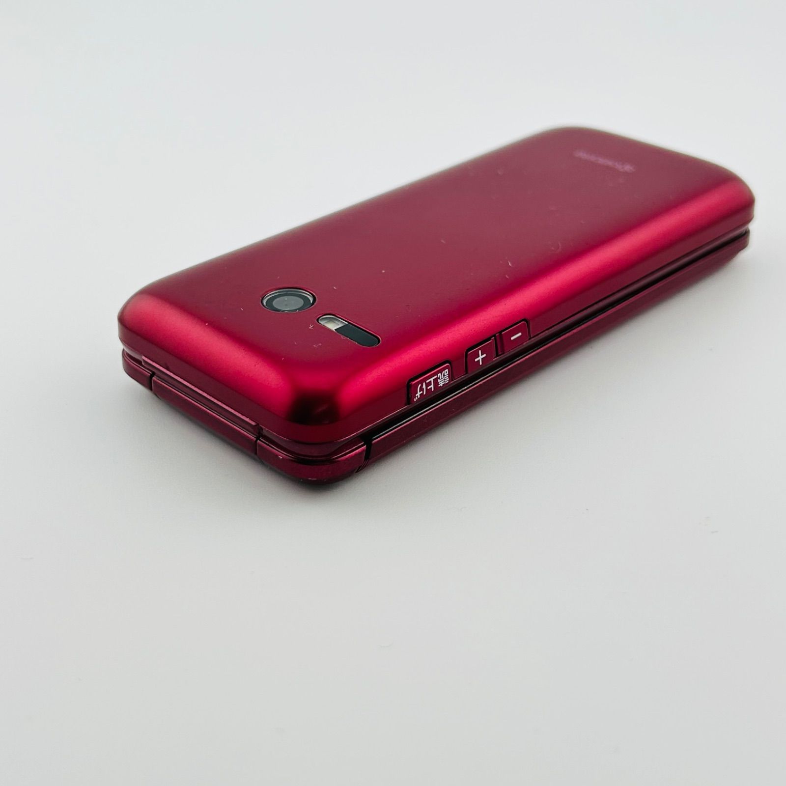 バッテリー良好 かんたんケータイライト KYF43 8GB ワインレッド SIM