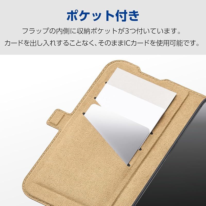 【新品】 エレコム iPhone 17 ケース カバー 手帳型 薄型 軽量 ソフトレザー TPU 磁石付 マグネット MAGKEEP カードポケット スタンド機能 4つ角エアークッション ワイヤレス充電対応 キャメル PM-A2 エレコム iPhone 17 Pro Max ケース カバー 手帳型 薄型
