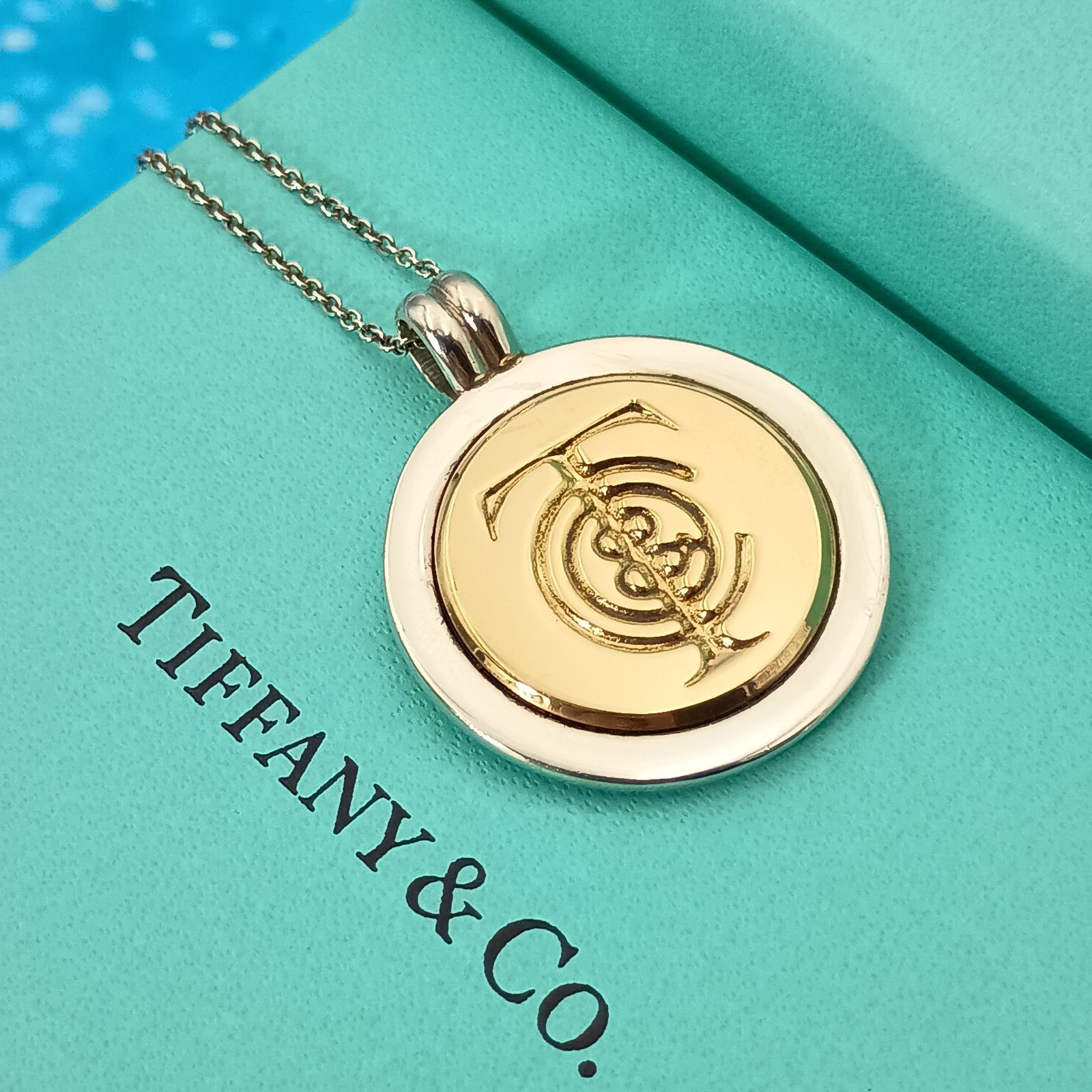 Tiffany & Co. ティファニー コイン ネックレス コンビ レディース