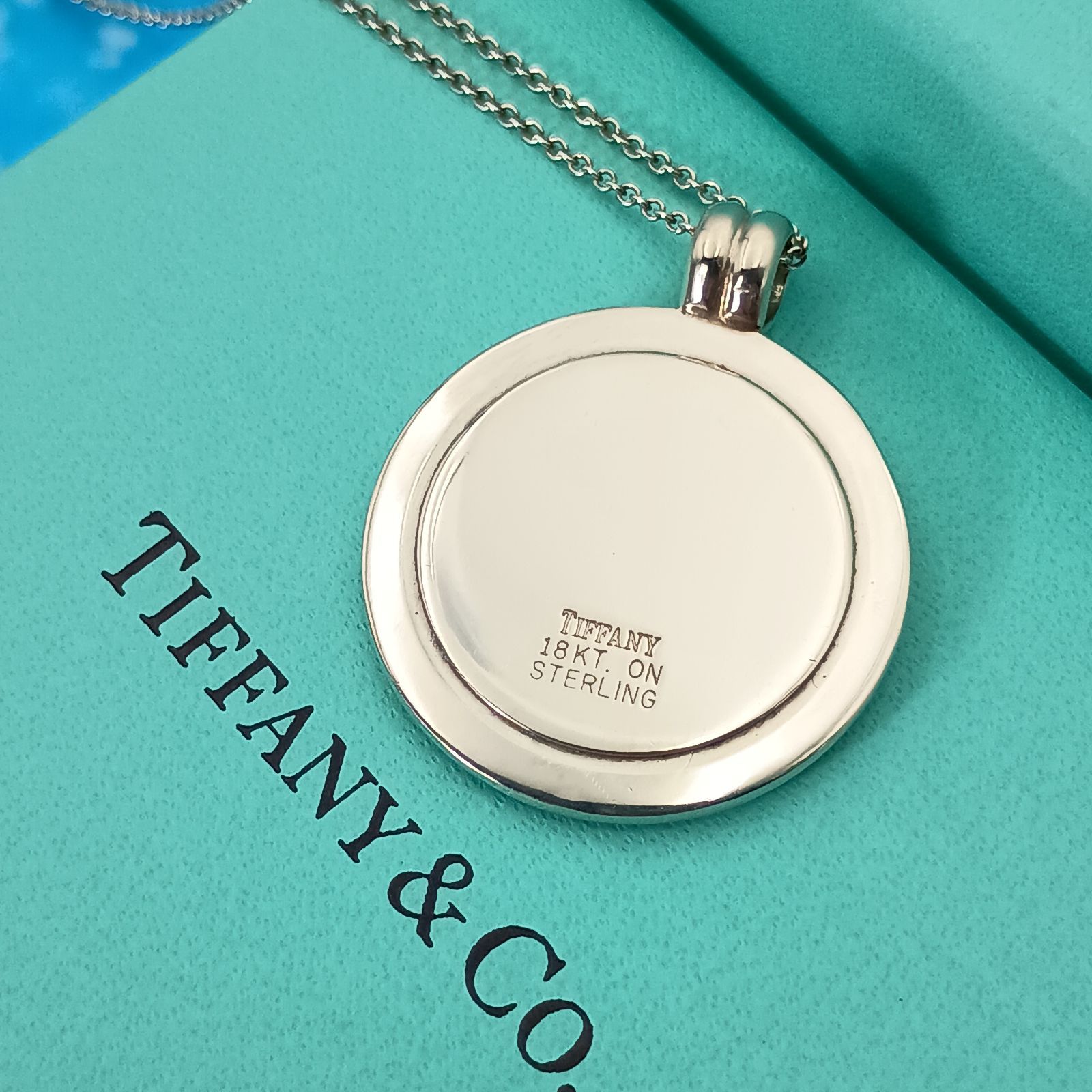 Tiffany & Co. ティファニー コイン ネックレス コンビ レディース