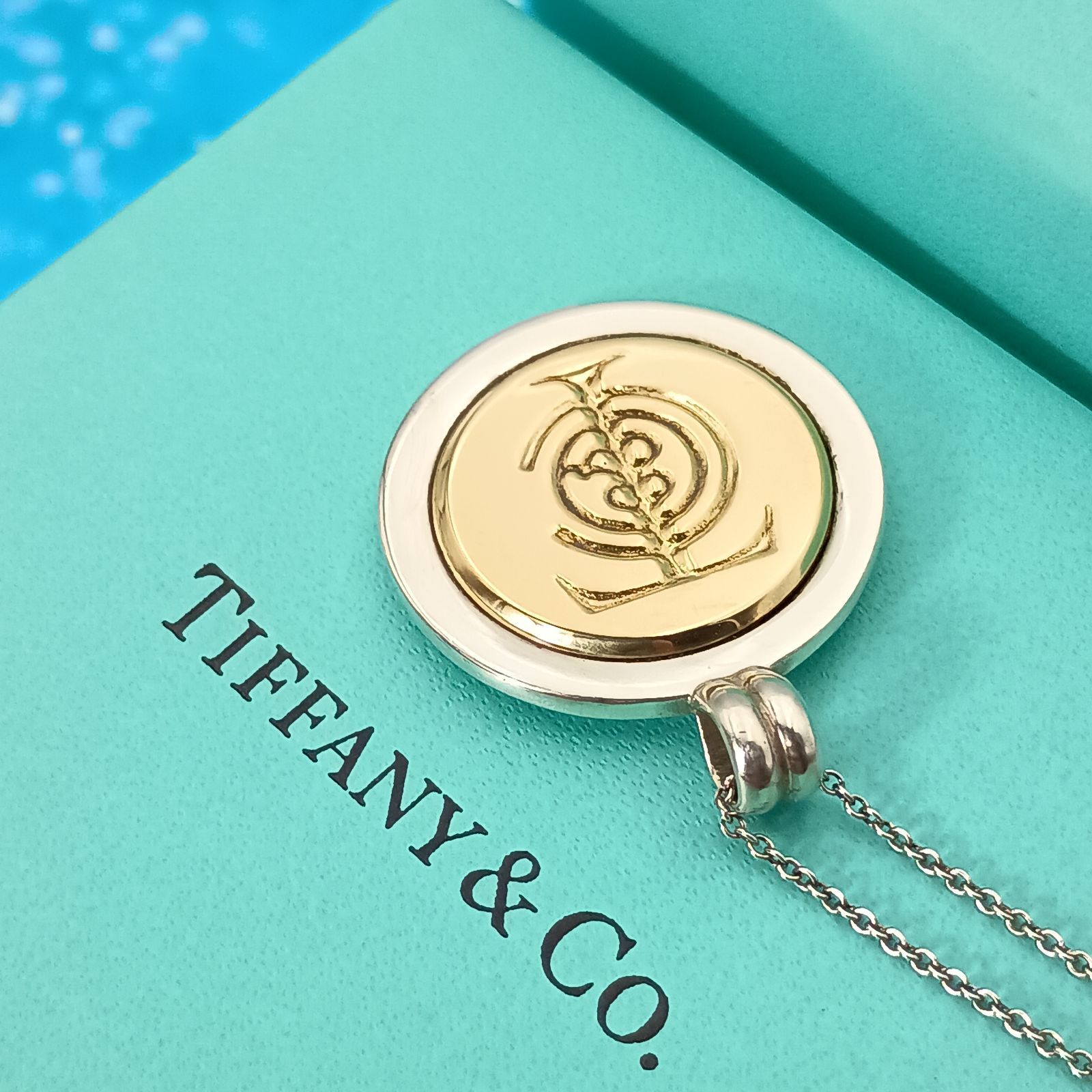Tiffany & Co. ティファニー コイン ネックレス コンビ レディース