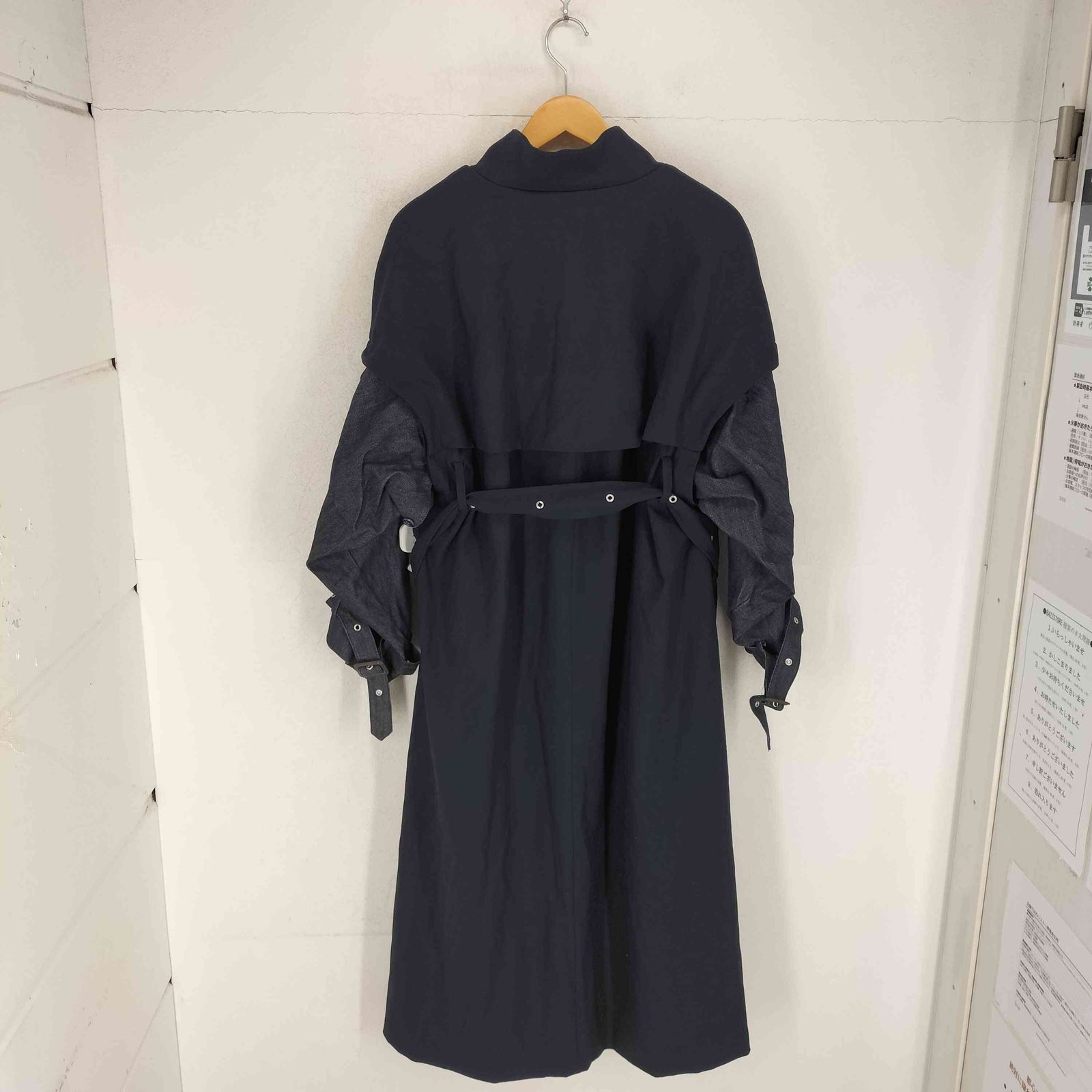 クヌースマーフ Knuth Marf 3way unique trench coat レディース F