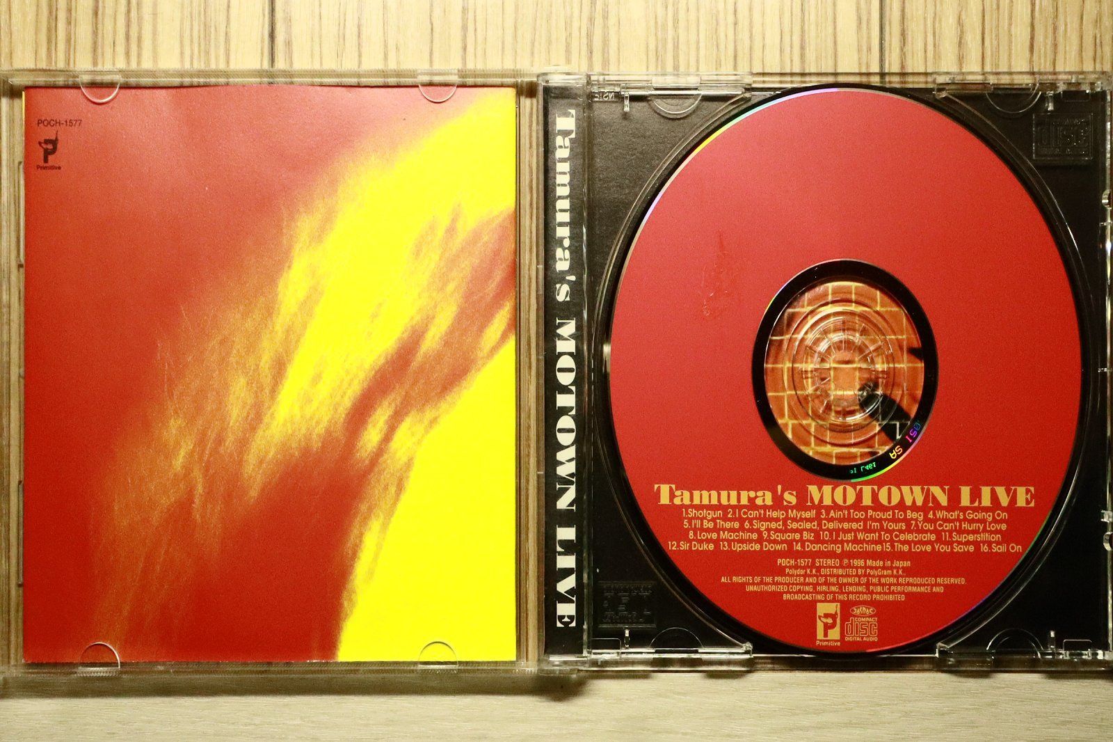 国内盤CD☆田村直美/Naomi Tamura□ Tamura's MOTOWN LIVE 【POCH1577